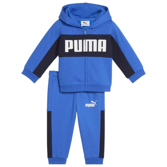 Puma Βρεφικές φόρμες σετ Minicats Essentials Block Hooded Full-Zip Fleece Set